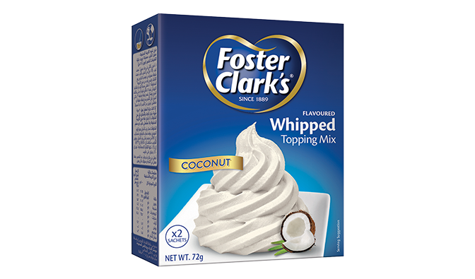 SOCOMAF | crème fouettée saveur coco - Foster Clark's