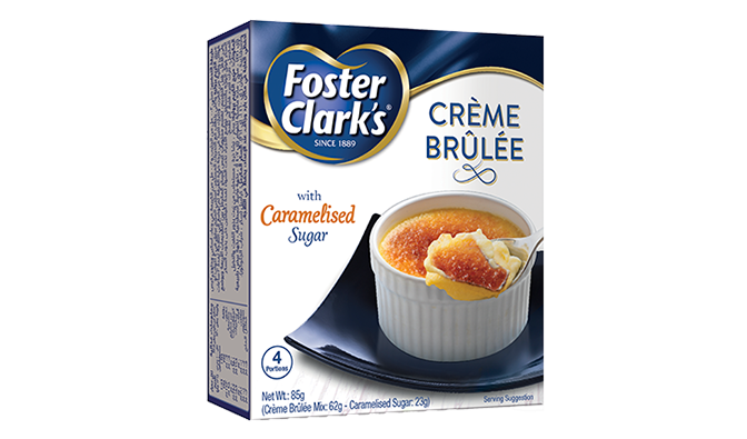 SOCOMAF | crème brulée - Foster Clark's